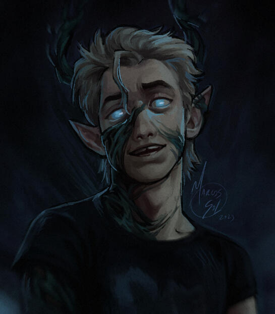 Example of a rendered portait